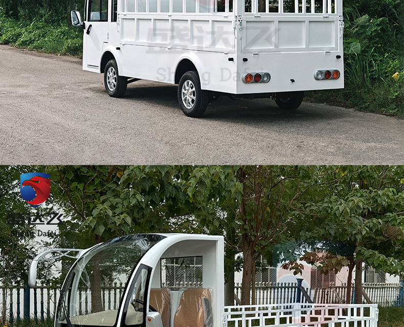 Electric Pickup Trucks Within the Factory Can Be Unloaded from Trucks and Support Customized Modifications to Factory Workshop Operating Pickup Trucks