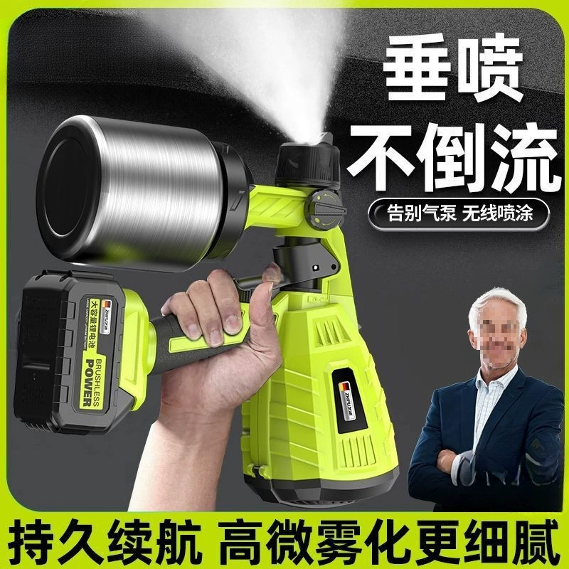 Немецкий электрический распылитель Shibaura, распылитель краски с высокой степенью распыления, латексная краска, вибрация материкового Китая, см. описание