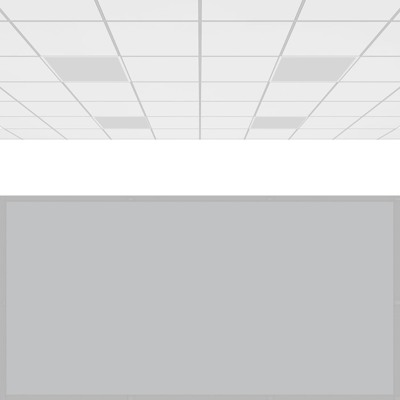 Amazon Cross-border Fluorescent Magnetic Lampshade Shading Eye Protection Lampshade Office Living Room Classroom Fabric light gray