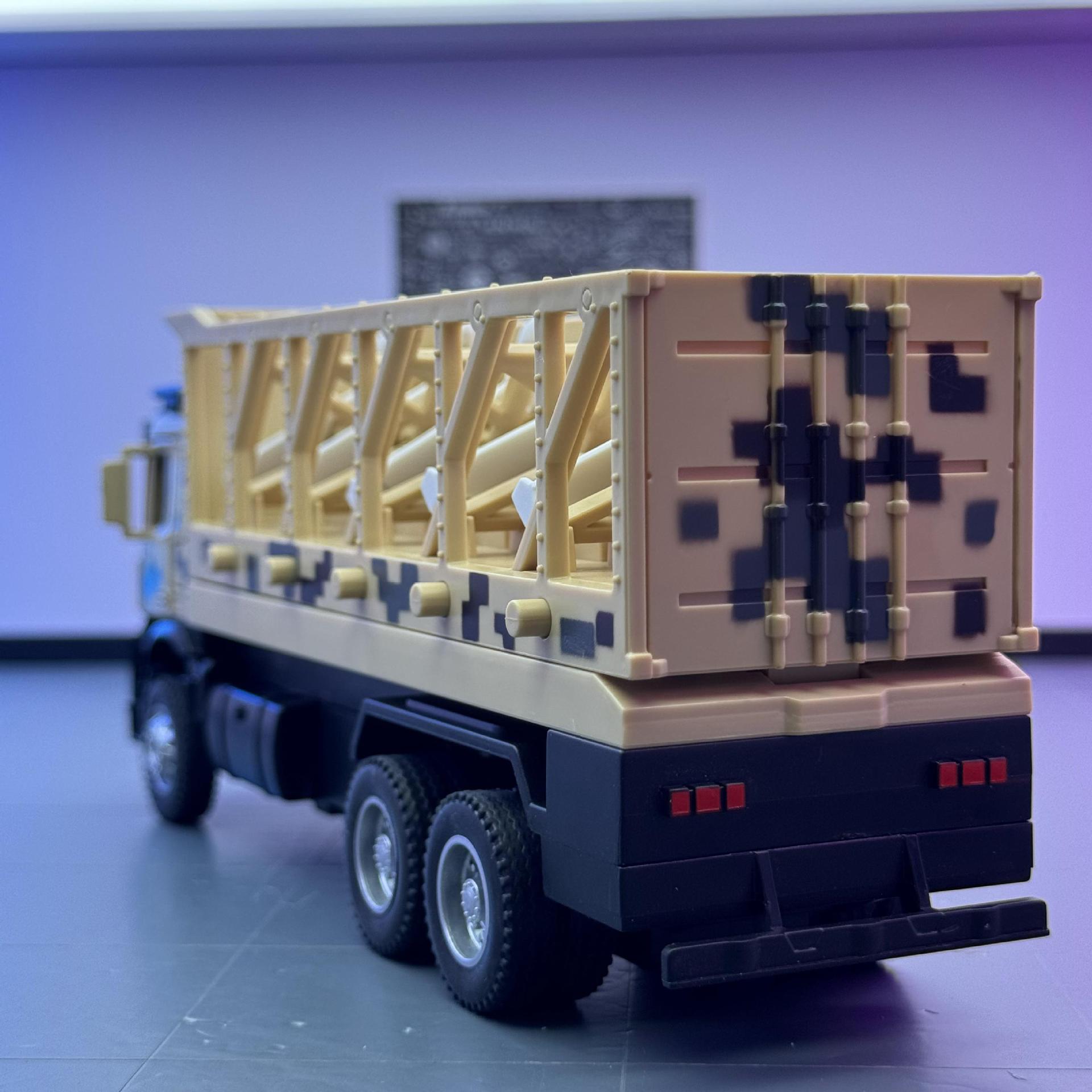 Nuevo modelo de coche de aleación Haodi 1:36 testigo dron lanza sonido y luz, retorno de luz, modelo de música de coche de juguete