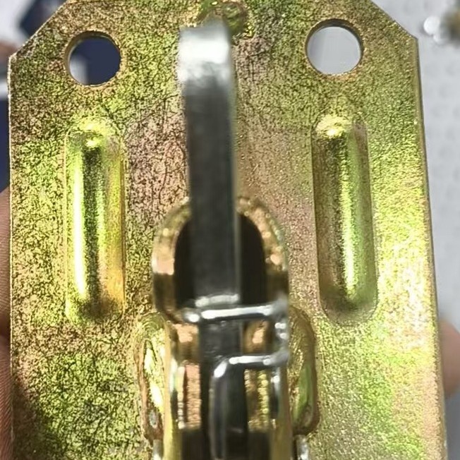 Nuevo tipo de hebilla de placa plana soldada repetida y duradera de hebilla de mariposa de hebilla de construcción especial de tensión de hebilla de placa plana para puente de columna de pared
