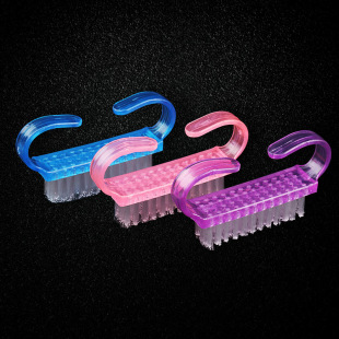 Manicure Tools and Supplies, Nail Cleaning Brush, Horn Brush, Dust Brush, Sheep Horn Brush, Mini Facial Cleansing Brush, Nail Art Tool