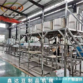 一键式操作豆干机生产线 自动化商用整套豆腐干机设备 厚薄可调