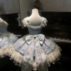 Blue slip dress, airplane, Lolita Jsk