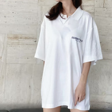 fog翻领polo衫essentials高街休闲短袖衫流宽松高街短棉质袖男潮