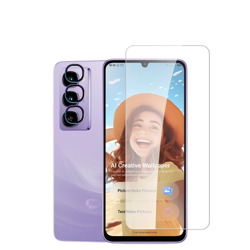 Aplicable a la transmisión de voz de Itel city100 película de vidrio de antirreflexión ultrafina película de cobertura completa película de lente de ojo de halcón