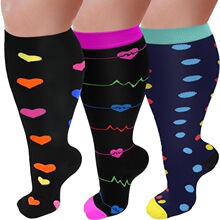L 48805 Men's Compression Socks ��ʿ�˶��� ŷ���羳����ѷ��