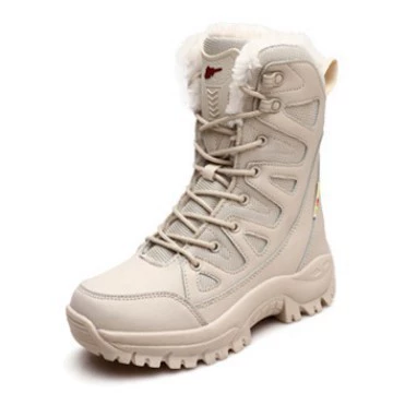 2025 Amazon AliExpress на открытом воздухе снежные сапоги большого размера зимняя обувь пара хлопчатобумажная обувь для боевых сапог