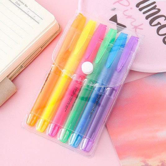 Clásico 9500 resaltador, marcador para estudiantes, macaron, cuenta de mano, juego de resaltador transfronterizo, regalo de premio al por mayor