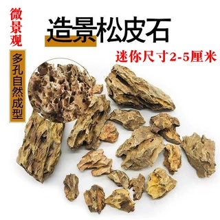 迷你松皮石2-5厘米原石造景装饰摆件盆景微景观石头厂家批发包邮