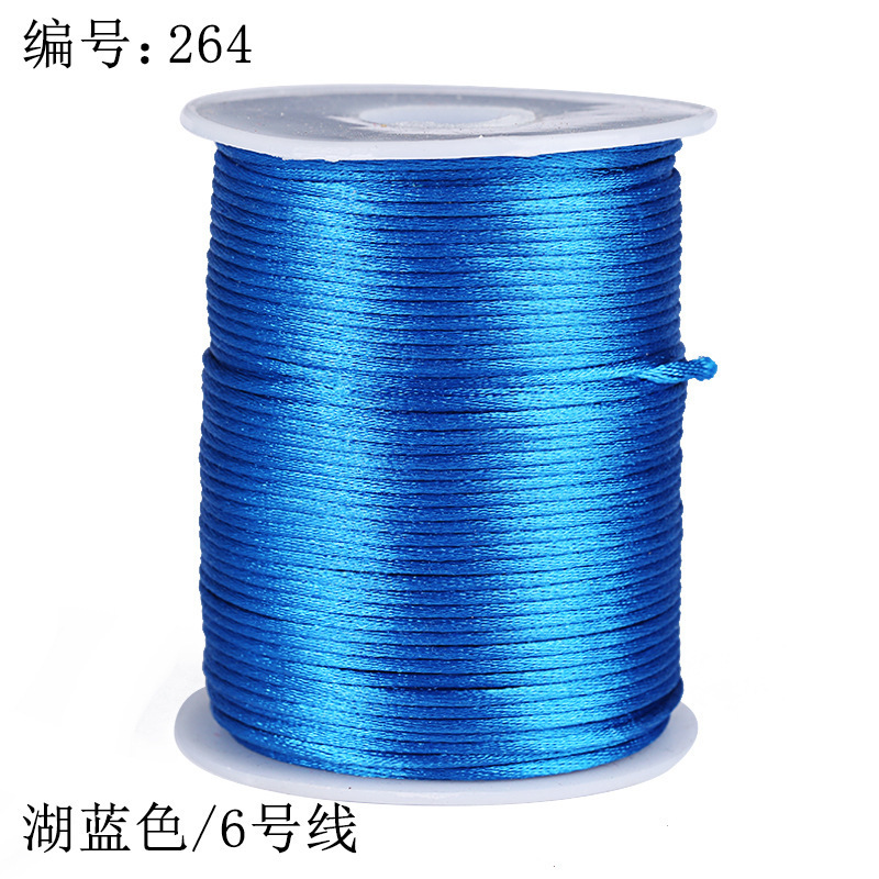 中国結びロープ 6 号 2 ミリメートル韓国糸赤いロープペンダント編組ハンドロープジュエリーアクセサリー材料卸売|undefined