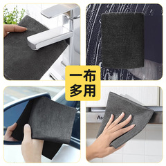 ガラス拭き用の魔法の雑巾、厚手で跡が残らず、透かし跡のない鏡拭きツール、家庭用掃除用吸収性雑巾