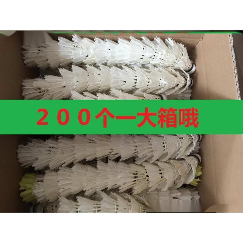 A Box of Second-Hand Badminton Training Balls - New Second-Hand Badminton Durable Training Balls, Durable Multi-Ball Balls