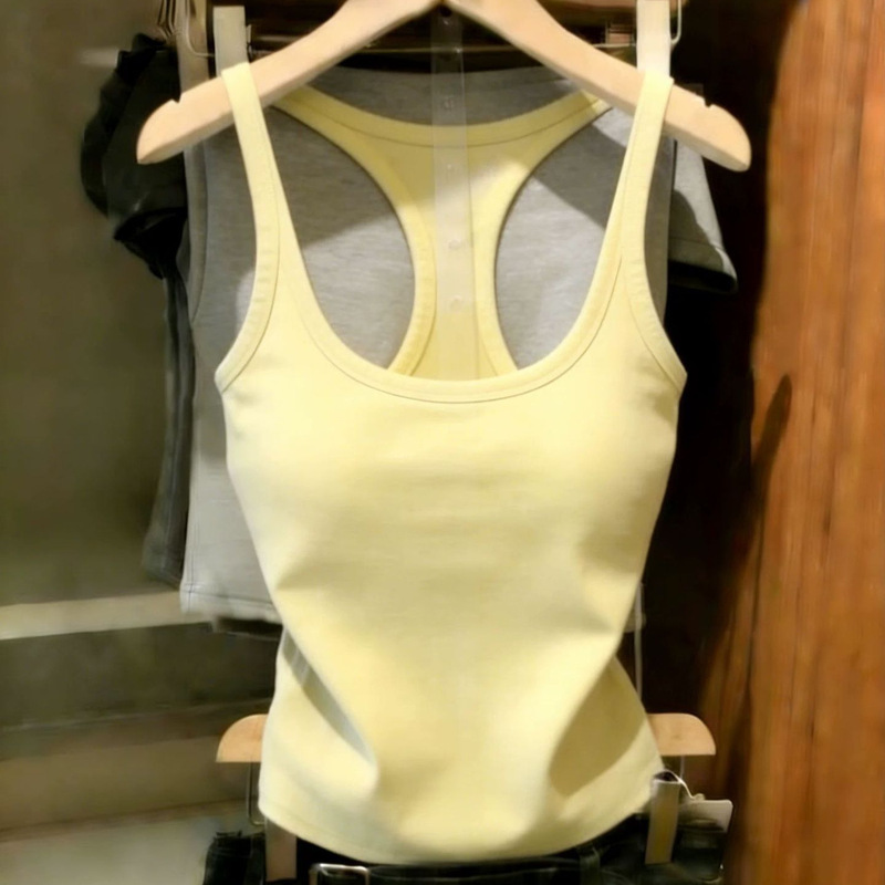 Minimalist Style Tank Top for Women, New Summer Style, Hot Girl Outerwear and Innerwear Camisole Top for Summer Minimalist Style Tank Top for Women, New Summer Style, Hot Girl Outerwear and Innerwear Camisole Top for Summer