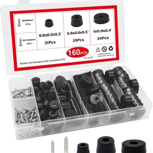160PCS(3�N�ߴ�)��ɫ���z�_�m������,���P䓉|Ȧ���ݼҾ߷���