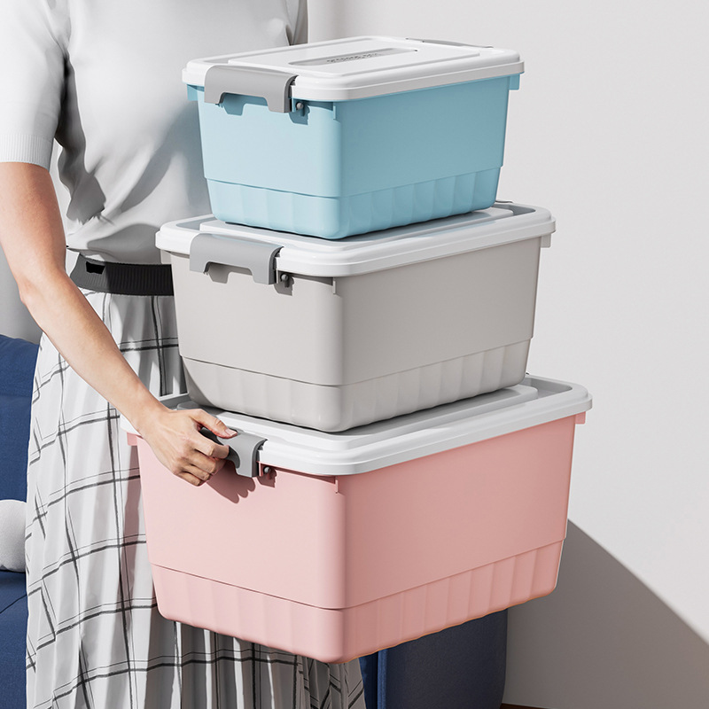 Storage Box Household Clothes and Toys Storage Box Large Capacity Storage Box Thickened Extra Large Miscellaneous Storage Box with Lid