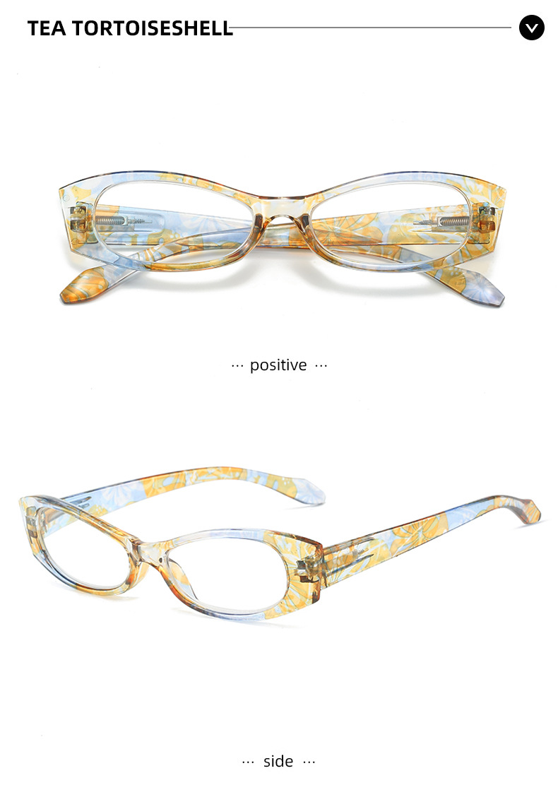 Pastorale Floral Ca Cadre Papillon Plein Cadre Optique Lunettes display picture 14