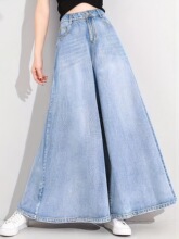 J 20001 Wide Leg High Waist Jeans ��ȸ���ţ��ѝ �羳�W