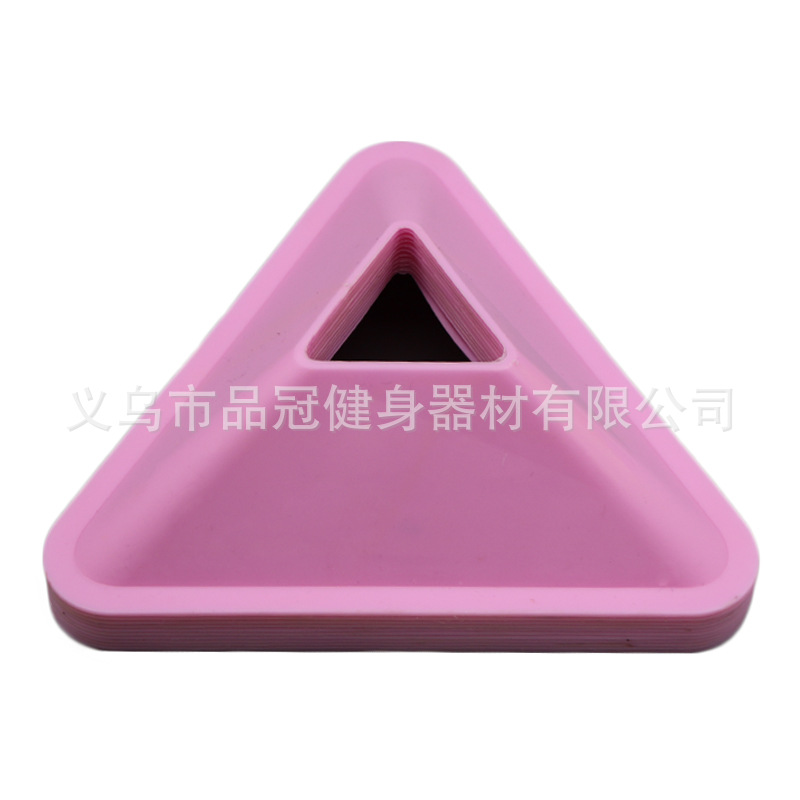 Triángulo logo placa fútbol equipo de entrenamiento logo placa obstáculo baloncesto equipo de entrenamiento al por mayor descuento