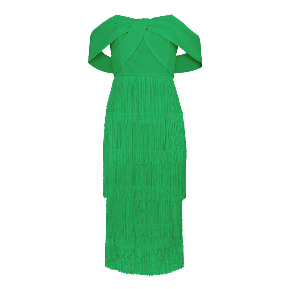 Ženska oblačila seksi cevasto krilo z odprtim hrbtom in resicami, elegantno krilo velike velikosti, obleka_voghion.com