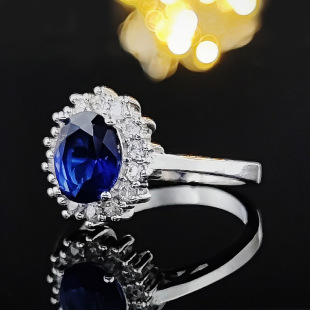 Daisy fashion love heart ring female small design niche texture r1707_voghion.com