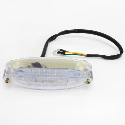 Tail light displacement sports car brake - transparent-shell