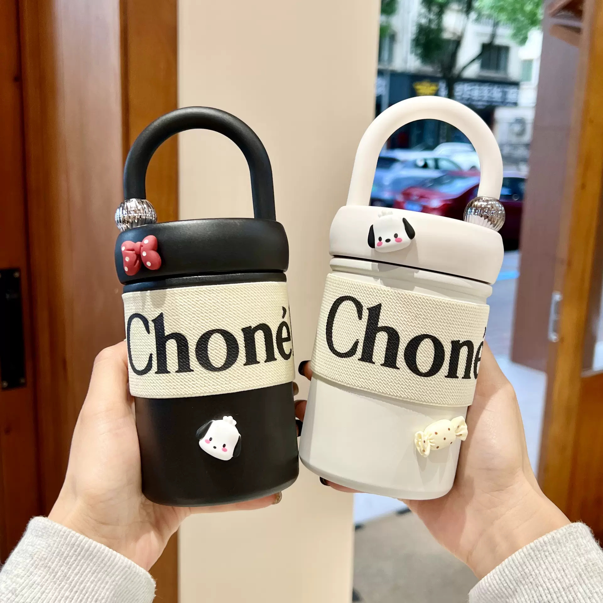 小香风水杯咖啡杯保温保冷杯女生高颜值随行杯316不锈钢便携杯子