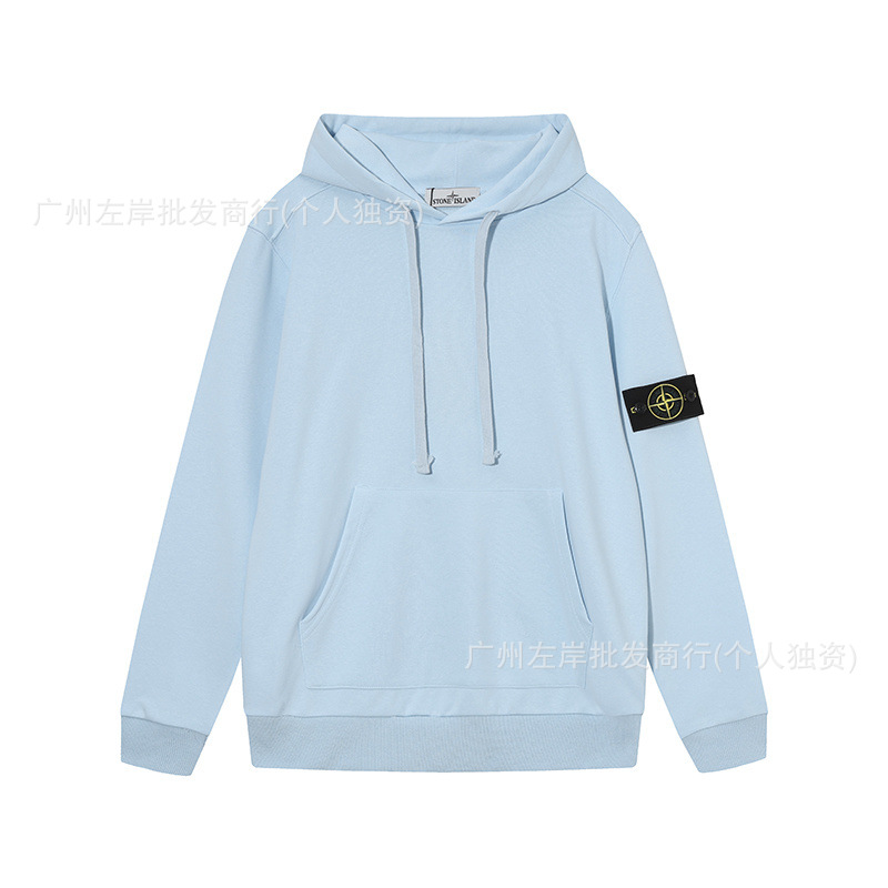 9922天蓝色连帽（毛圈款） / S