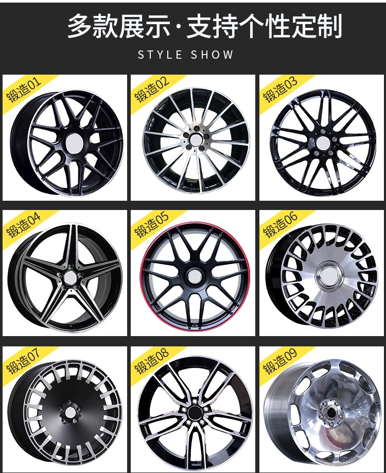 Special Mercedes-Benz Forged Wheel Hub 18 19 20 "C260AMG E300 GLC GLE GLS Modified S and