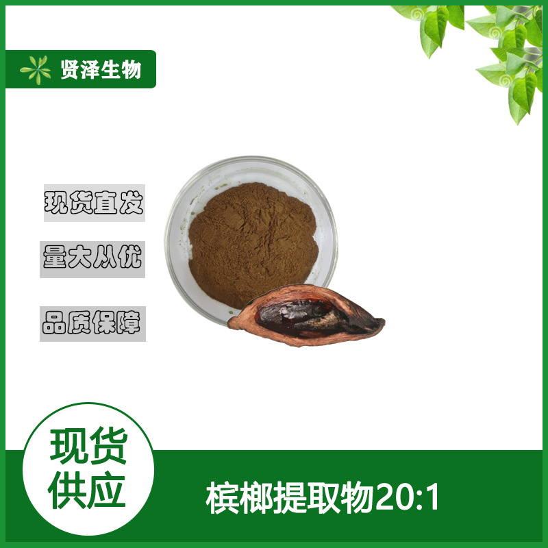 槟榔提取物 20：1 多规格 槟榔粉 槟榔提提取  贤泽生物 现货供应