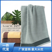 HHM387大毛巾40x90小浴巾60x120小号50×100棉80男士面巾大号洗