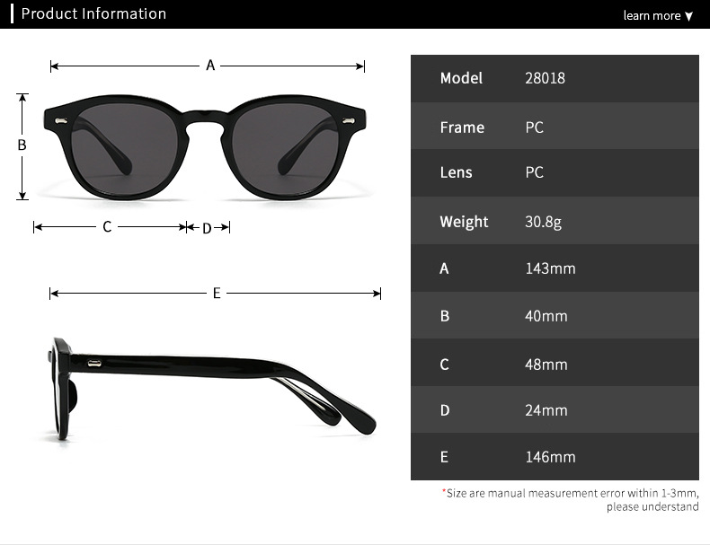 Simple Style Streetwear Solid Color UV400 Protection Resin Round Frame Full Frame Women's Sunglasses display picture 1