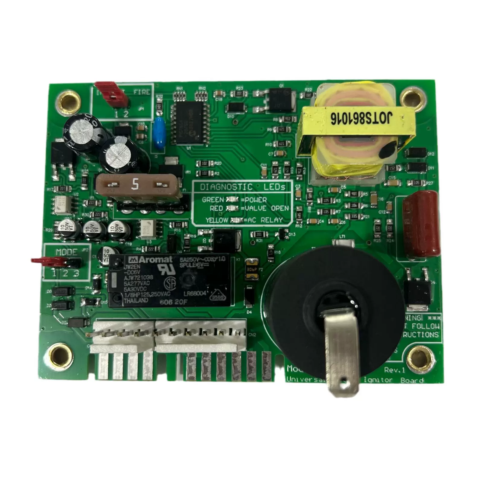 完全兼容替换恐龙房车热水器点火模块线路板UIB64