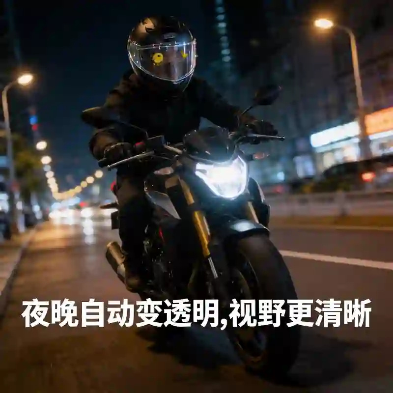 Motorcycle Helmet Photochromic Lenses Suitable for Shoei Z8/X15, Light-Sensitive Color-Changing Anti-Uv Lenses