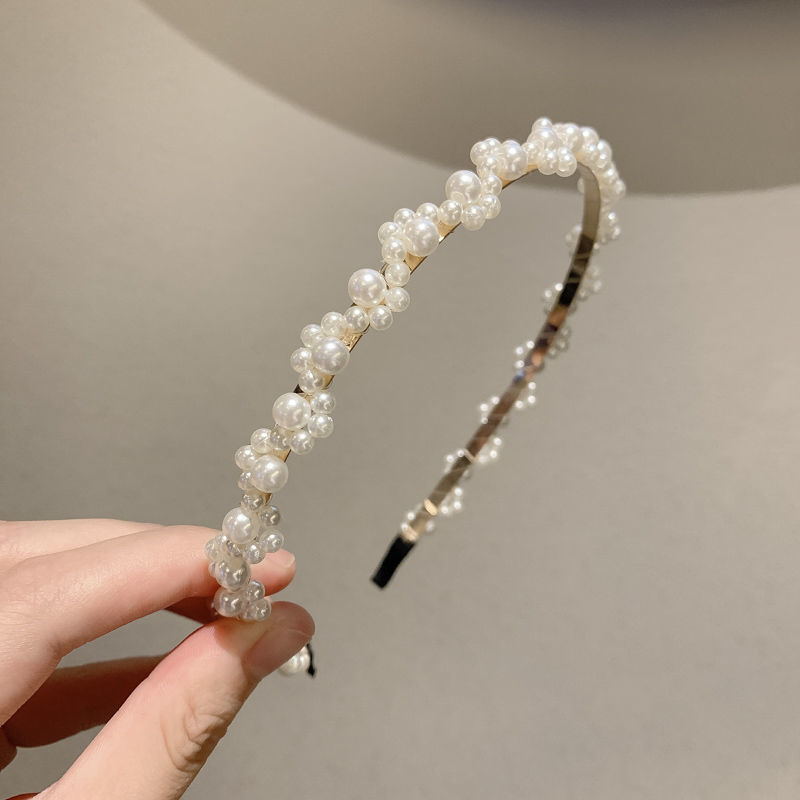 珍珠发箍2025新款洗脸发箍女发卡防滑压发头箍头饰高级感洋气时尚|undefined
