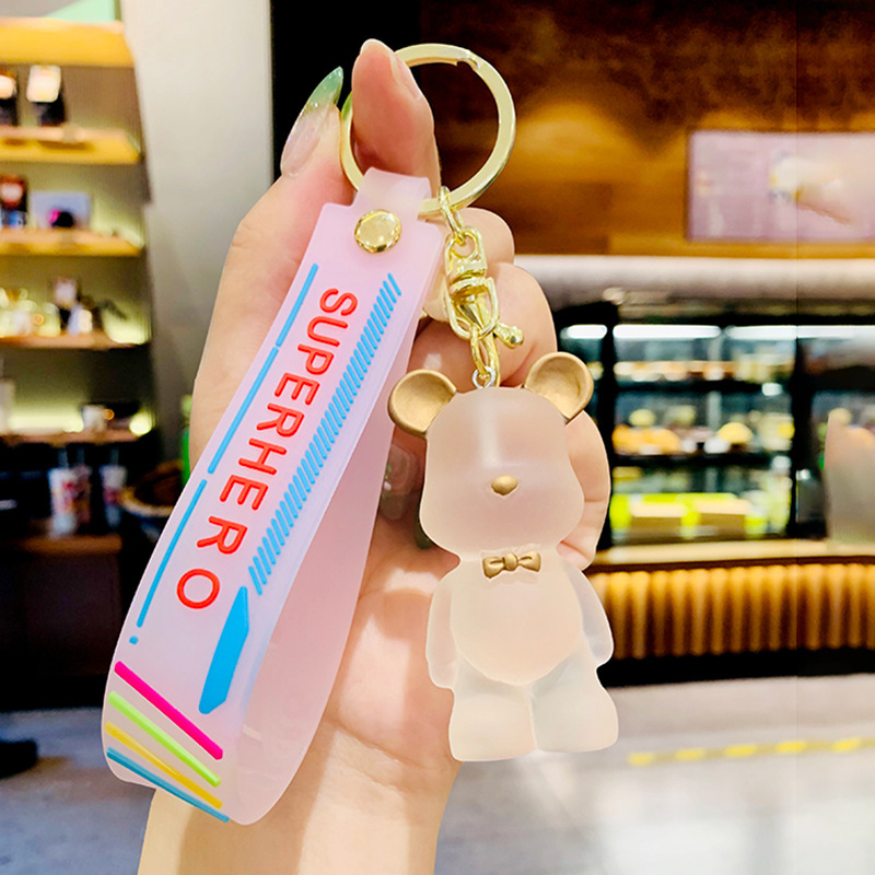 Moda nórdica corbata oso tendencia violenta personalidad llave oso bolsos accesorios accesorios pequeños regalos creativos