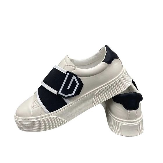 Men's shoes 2023 Summer new breathable versatile student platform board shoes slip-on casual shoes Velcro board shoes