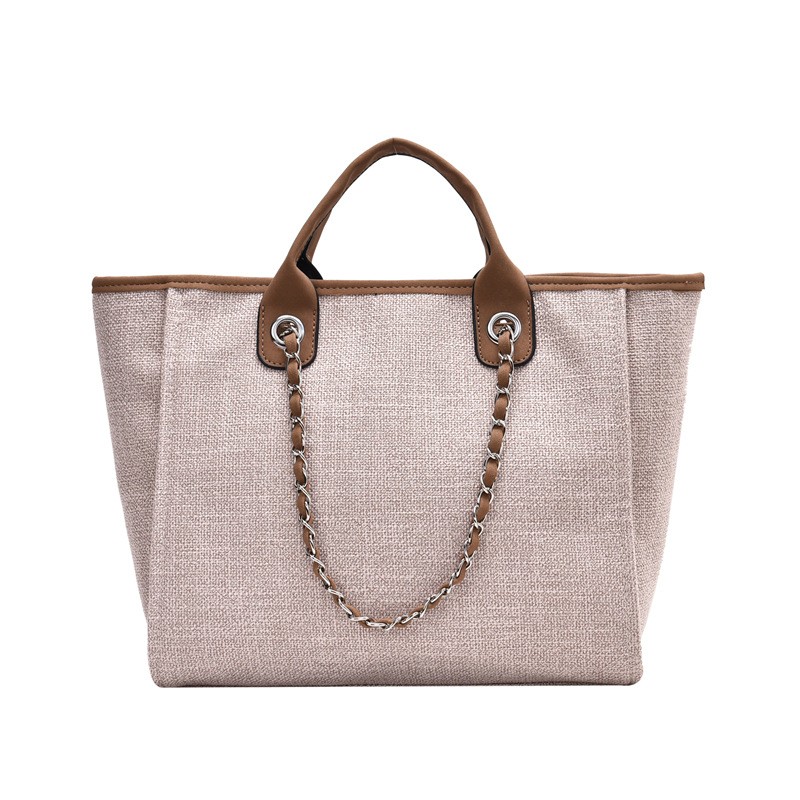 1069g Weight Zipper Closure Type Double Shoulder Straps Strap Type Tote Bag Bags Type Daily Occasion Canvas Material Solid Color Pattern All Seasons Season Women'S Gender Fashion Style Square Shape Sewing Craft Medium Size Women's Medium All Seasons Canvas Fashion Tote Bag 16