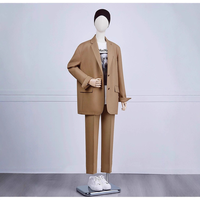 Camel Wool Suit Oversized Luxury Old Money Intellectual High-Intelligence Style Blazer Camel Wool Suit Oversized Luxury Old Money Intellectual High-Intelligence Style Blazer