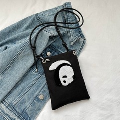 Small square bag for women, cross-body, simple 2023 new trendy literary shoulder bag, trendy casual niche design mobile phone bag