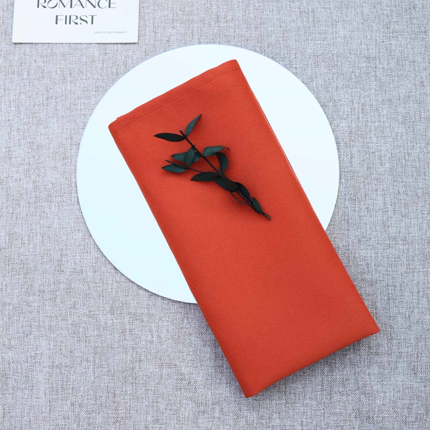 Servillas algodón poliéster servillas cuadradas hotel de boda transfronterizas decoración de mesa de comedor occidental almohadilla de Navidad servillas