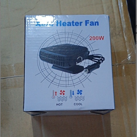 (All -copper fan) Auto car thermal aircraft windshield windshield cream device vehicle electric heating wind 2