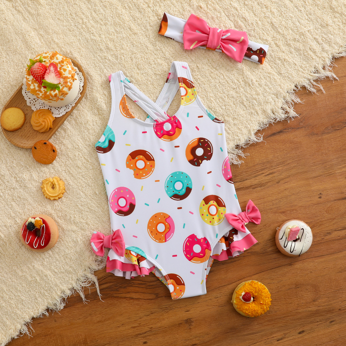 2025 Export Kidsren's Mermaid Swimsuit Girls One-Piece Swimsuit Girls Suspender Swimsuit Wholesale