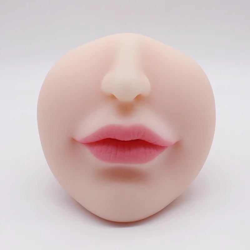 Thomas Single-Channel Manual Masturbator with Realistic Oral Design, TPE Skin-Tone Sleeve — detail image 3