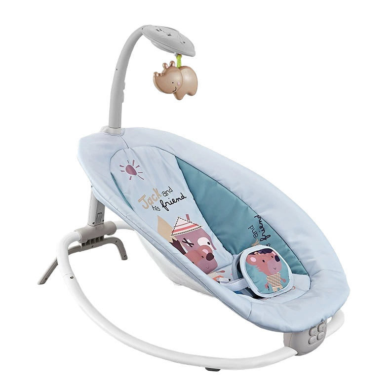 Silla plegable multifuncional para bebés, asiento de vibración de música para bebés, proyección de cuna recién nacida, sillón ajustable y tranquilizador image 6