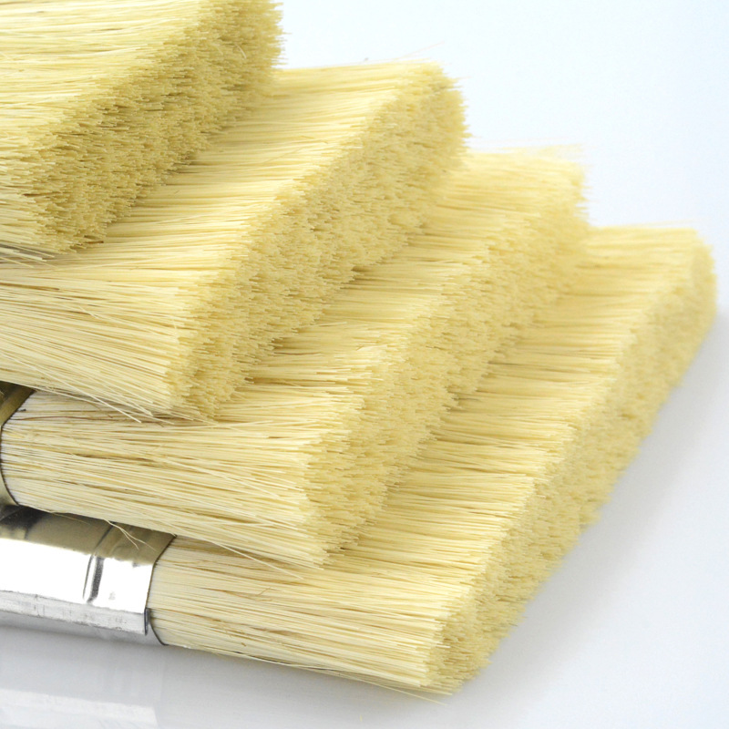 Brocha para pintar, brocha industrial de cerdas duras para pegamento, brocha de cerdas suaves de cerdo para barbacoa, cepillo para limpiar polvo, grado industrial manual.