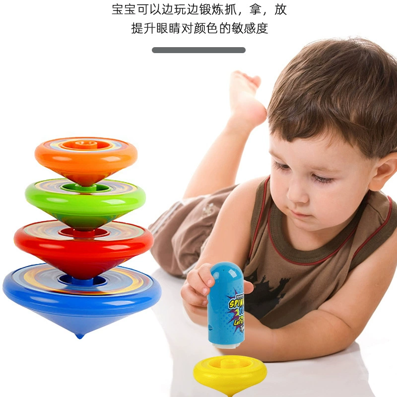 Вращающийся головастик, бой Jenga, игрушка, ручной вращатель