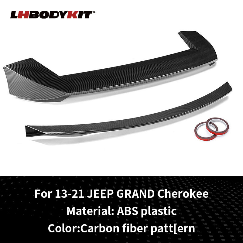 Suitable for 14-20 years Jeep Grand Cherokee middle wing top wing car decoration modification non-perforated tail