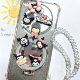 Glossy Black Kulomi Sanlio Bow Cake Ice Bar Resin Accessories DIY Cream Gel Phone Case Hairpin