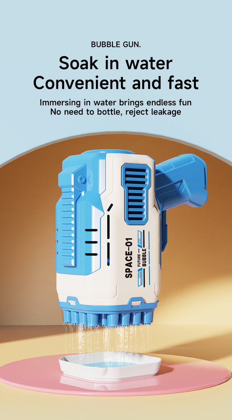 Bubble Machine 32 Holes Electric Automatic Bubble Blower Toys_voghion.com